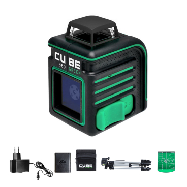 Лазерный уровень ADA Cube 360 Green Professional Edition Арт. А00535 (С Зелёным лучом)_50