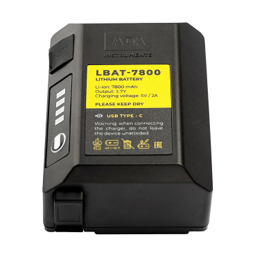 Литий-ионный аккумулятор ADA LBAT-7800 (для ADA LaserTANK 3-360/4-360 GREEN) Арт. А00700_50